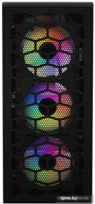 Корпус Powercase Mistral Z4С Mesh LED (черный) 