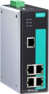 Промышленный неуправляемый коммутатор MOXA EDS-305, 5 портов 10/100BaseT(X), IP30, от 0 до 60°C, DIN-Rail EDS-305 