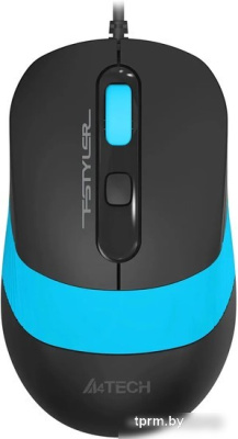 Мышь A4Tech Fstyler FM10S (голубой/черный) 