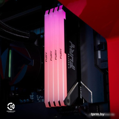 Оперативная память Kingston FURY Beast RGB 4x8ГБ DDR4 3600 МГц KF436C17BB2AK4/32 