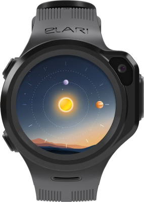 Детские умные часы Elari KidPhone 4GR M (черный) 