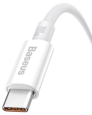 Кабель Baseus Superior Series Fast Charging USB Type-A - USB Type-C (1 м, белый) 