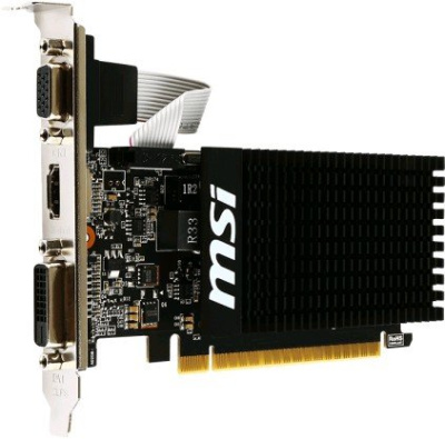 Видеокарта MSI GeForce GT 710 2GB DDR3 [GT 710 2GD3H LP] 
