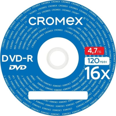 DVD-R диск Cromex 4.7Gb 16x 513798 (50 шт.) 