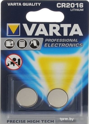 Батарейки Varta CR2016 2 шт. 