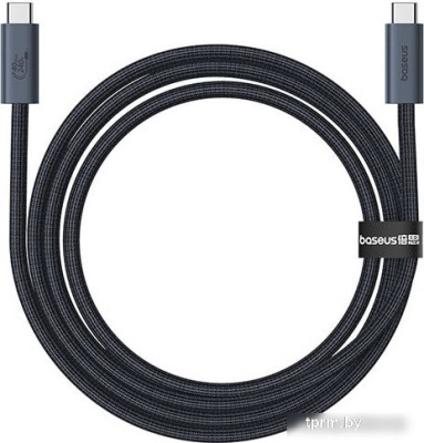 Кабель Baseus Flash Series 2 USB4 Full Featured Data Cable 240W USB Type-C - USB Type-C (1 м, черный) 