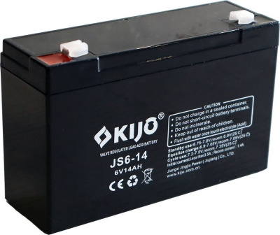 Аккумулятор для ИБП Kijo JS6-14 (6В/14 А·ч) 