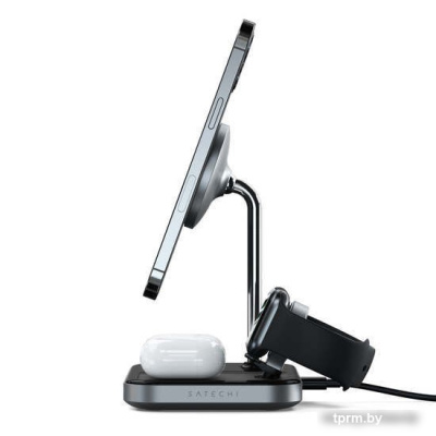 Беспроводное зарядное Satechi 3-in-1 Magnetic Wireless Charging Stand 