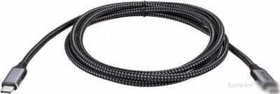 Кабель VCOM CU420M-1.8M USB 3.2 Gen2 Type-C - USB 3.2 Gen2 Type-C (1.8 м, черный) 