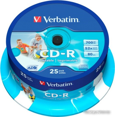 Verbatim 700Mb 52x 43439 (25 шт.) 