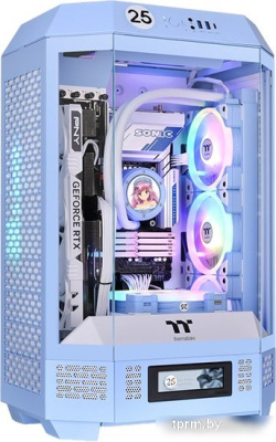 Корпус Thermaltake The Tower 300 Hydrangea Blue CA-1Y4-00SFWN-00 