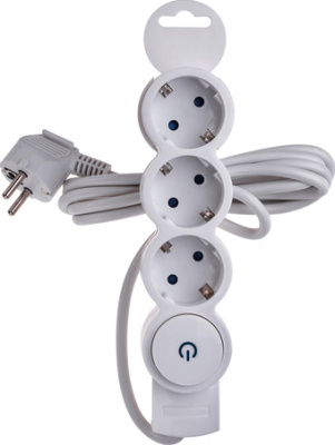 Удлинитель Duwi 32007 6 (2 м, белый)
