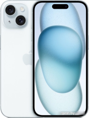 Смартфон Apple iPhone 15 Dual SIM 128GB (голубой) 