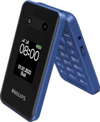 Кнопочный телефон Philips Xenium E2602 (синий) 