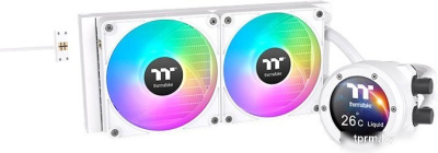 Жидкостное охлаждение для процессора Thermaltake TH240 V2 Ultra EX ARGB Snow Edition CL-W425-PL12SW-A 