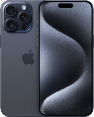 Смартфон Apple iPhone 15 Pro Max 1TB (синий титан)