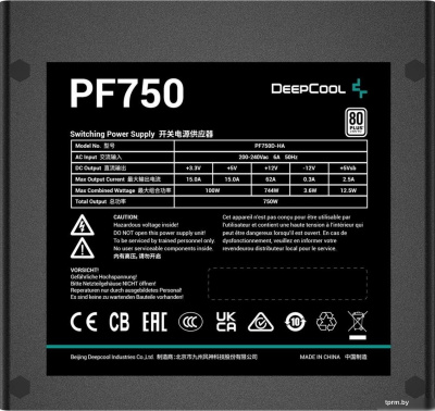Блок питания DeepCool PF750 V2 