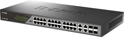 Управляемый коммутатор 2-го уровня D-Link DSS-200G-28MP/A1A 