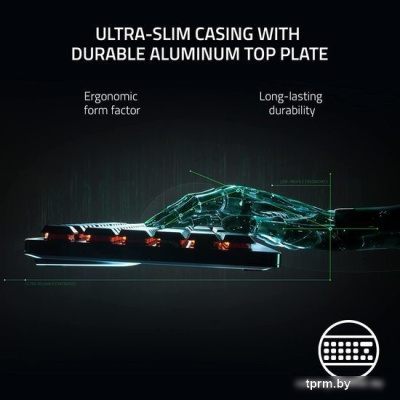 Клавиатура Razer Deathstalker V2 Pro Wireless (Razer Low Profile Optical Red) 