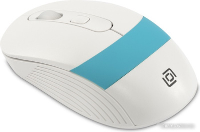 Оклик 310MW (белый/голубой) 