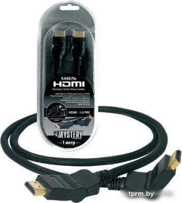 Кабель Mystery HDMI1.5pre HDMI - HDMI (1.5 м, черный) 