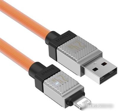 Кабель Baseus CoolPlay Series Fast Charging Data Cable 2.4A USB Type-A - Lightning (1 м, оранжевый) 