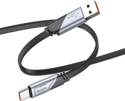 Кабель Hoco U119 USB Type-A - USB Type-C (1.2 м, черный) 