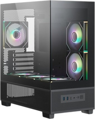 Корпус XASTRA Q500M 6ARGB-C10-UC (черный)