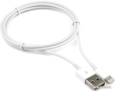 Кабель Cablexpert USB Type-A - Lightning CC-USB-AP2MWP (1 м, белый) 