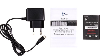 Мобильный телефон F+ B241 (серебристый) 