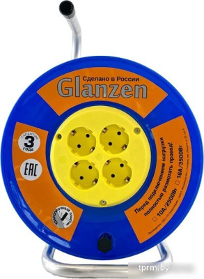 Удлинитель на катушке Glanzen EB-50-018 