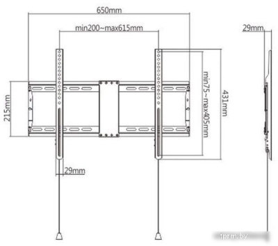 Кронштейн Gembird WM-80F-01 