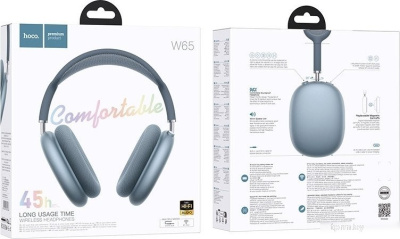 Наушники Hoco W65 (голубой) 