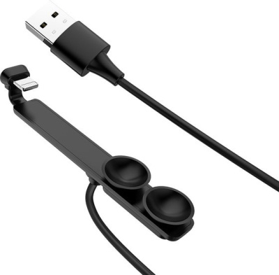Кабель Hoco U51 USB Type-A - Lightning (1.2 м, черный) 