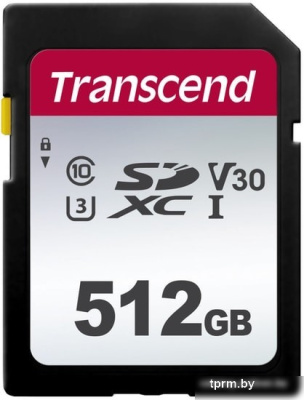 Карта памяти Transcend SDXC 300S 512GB 