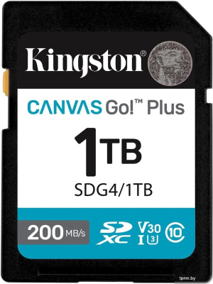 Карта памяти Kingston Canvas Go! Plus SDXC 1TB SDG4/1TB 