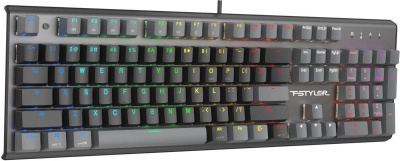 Клавиатура A4Tech Fstyler FS100 Neon (серый/черный) 