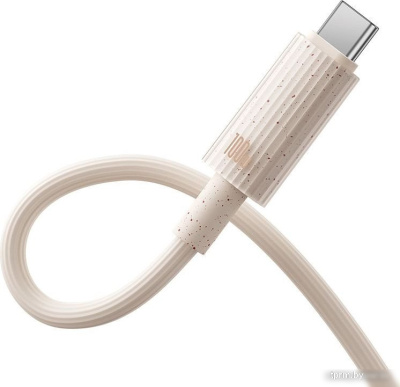 Кабель Baseus Habitat Series Fast Charging Cable 100W USB Type-C - USB Type-C (2 м, бежевый) 