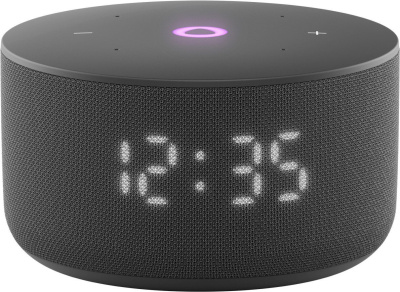 Умная колонка Яндекс Станция Мини 3 с часами (черный) 