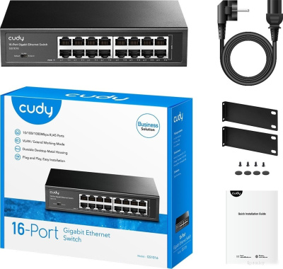 Неуправляемый коммутатор Cudy GS1016 3.0 