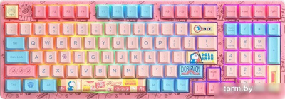 Akko 3098B Doraemon Macaron (Akko CS Jelly Blue) 