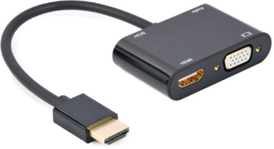 Адаптер Cablexpert A-HDMIM-HDMIFVGAF-01 