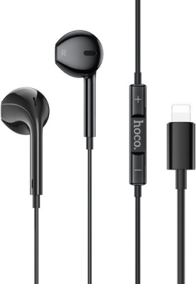 Наушники Hoco M111 Lightning (черный)