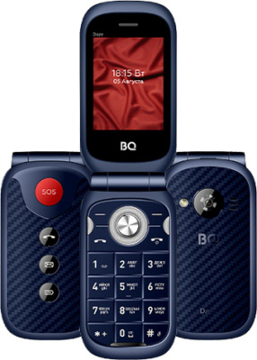 Кнопочный телефон BQ-Mobile BQ-2451 Daze (синий)