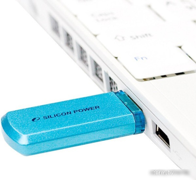 USB Flash Silicon-Power Helios 101 Blue 64GB (SP064GBUF2101V1B) 