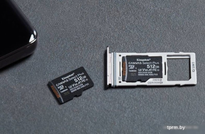 Карта памяти Kingston Canvas Select Plus microSDXC 512GB (с адаптером) 