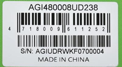 Оперативная память AGI UD238 8ГБ DDR5 4800 МГц AGI480008UD238 