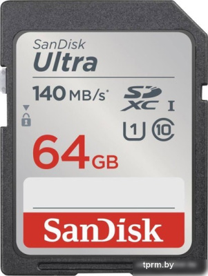 Карта памяти SanDisk Ultra SDXC SDSDUNB-064G-GN6IN 64GB 