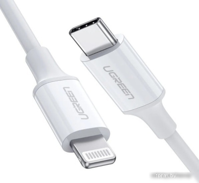 Кабель Ugreen US171 USB Type-C - Lightning (2 м, белый) 