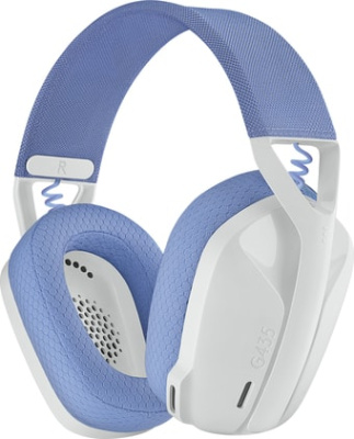 Наушники Logitech G435 Lightspeed (белый/сиреневый) 